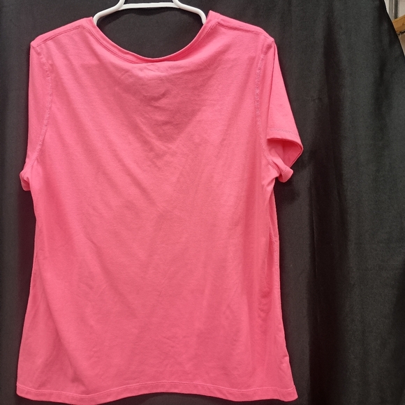 Pink Graphic Relaxed Short Sleeve Tee - Picture 11 of 13